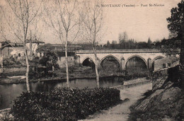 Montaigu - Route Et Le Pont St Nicolas - Montaigu