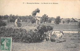 CPA 92 BOURG LA REINE / LA RENTREE DE LA MOISSON / AGRICULTURE / FENAISON - Bourg La Reine