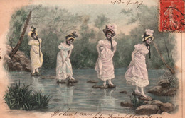 Viennoise - Cpa Illustrateur M M VIENNE N°257 - Femmes Traversant Une Rivière - Vienne