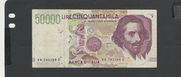 ITALIE - Billet 50000 Lire 1992 TTB/VF Pick-116 - 50.000 Lire