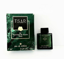 Miniatures De Parfum   TSAR  De VAN CLEEF & ARPELS     7 Ml  EDT   + Boite - Miniaturen Flesjes Heer (met Doos)
