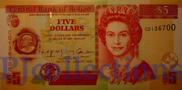 BELIZE 5 DOLLARS 2002 PICK 61b UNC - Belice