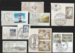 Germany / Austria - Lot Of Nice Canceled Stamps / Flams - Vrac (max 999 Timbres)