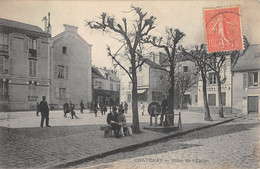 CPA 92 CHATENAY / PLACE DE L'EGLISE - Autres & Non Classés