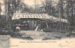 CPA 92 CHAVILLE / HUTTE DE BUCHERONS DANS LES BOIS DE L'URSINE / METIER - Chaville