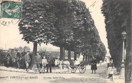 CPA 92 FONTENAY AUX ROSES / AVENUE SAINT PRIX / ATTELAGE / ANE - Fontenay Aux Roses