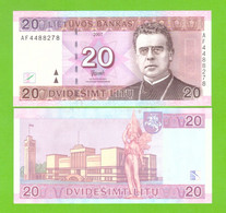 LITHUANIA 20 LITU 2007  P-69 UNC - Lituania