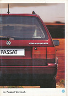 CATALOGUE VOITURE VOLKSWAGEN LA PASSAT VARIANT - Voitures