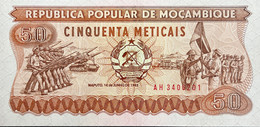 Mozambique 50 Meticais, P-129a (16.06.1983) - UNC - Mozambico