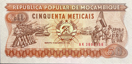 Mozambique 50 Meticais, P-129b (16.06.1986) - UNC - Moçambique