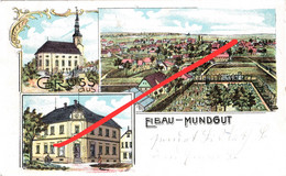 Litho AK Eibau Mundgut Gasthof Neueibau Walddorf Oberoderwitz Ebersbach Neugersdorf Leutersdorf Stempel Obercunnersdorf - Neugersdorf