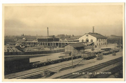 ST.PREX: Gare Et Industrie Les Verrieres ~1925 - Saint-Prex