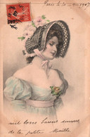 Viennoise - Cpa Illustrateur , Série 175 - Femme Au Chapeau - Vienne - Paquebots