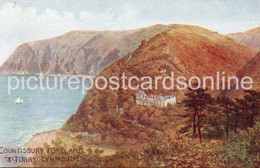 COUNTISBURY FORELAND & TORS LYNMOUTH OLD ART COLOUR POSTCARD BY A. R. QUINTON NO 962 DEVON - Quinton, AR