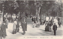 FRANCE - Contrexéville - Allée Dans Le Parc - Carte Postale Ancienne - Autres & Non Classés