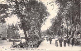 FRANCE - Contrexéville - Vue Du Parc - Une Allée - Carte Postale Ancienne - Autres & Non Classés