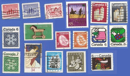 CANADA LOT 17 TIMBRES NOËL CHRISTMAS OBLITÉRÉS - Andere & Zonder Classificatie