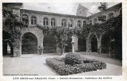 CPA  - LES ARCS SUR ARGENS - SAINTE ROSSELINE - INTERIEUR DU CLOITRE - CL.30.411 - Les Arcs