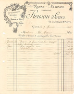Facture 1910 Renson Soeurs Gand Robes & Manteaux - Textile & Vestimentaire