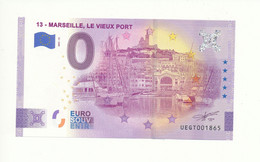 Billet Touristique 0 Euro - 13 - MARSEILLE, LE VIEUX PORT - UEGT - 2021-11 - N° 1865 - Autres & Non Classés