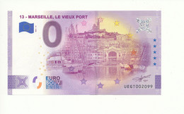 Billet Touristique 0 Euro - 13 - MARSEILLE, LE VIEUX PORT - UEGT - 2021-11 - ANNIV - N° 2099 - Autres & Non Classés