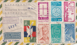Brazilië 1963, Letter Send To Germany - Briefe U. Dokumente