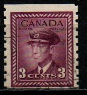 CANADA 1943-8 O DENT 9.5 VERT. - Used Stamps