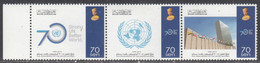 2015 Brunei United Nations UN ONU Complete Strip Of 3 MNH - Brunei (1984-...)