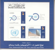 2015 Brunei United Nations UN ONU Souvenir Sheet MNH - Brunei (1984-...)