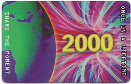 Namibia - Telecom Namibia - Millennium 2000 - Once In A Lifetime, Solaic, 1999, 10$, Used - Namibië