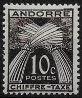 Andorre Fr. 1943-1946 - Yvert Nr. Taxe 21 - Michel Nr. Porto 21 ** - Ungebraucht