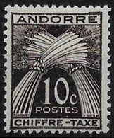 Andorre Fr. 1943-1946 - Yvert Nr. Taxe 21 - Michel Nr. Porto 21 ** - Neufs