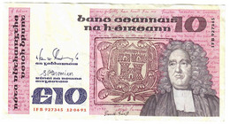 Ireland 10 Pounds 1991 VF - Ireland