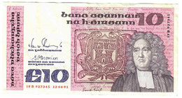 Ireland 10 Pounds 1991 VF - Irlanda