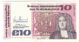 Ireland 10 Pounds 1990 VF - Ireland