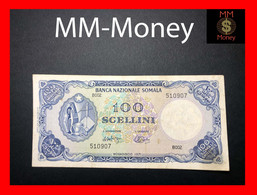 SOMALIA 100 Scellini "Banca Nazionale Somala"  1971  P.  16   *rare*    VF - Somalia