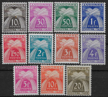 Andorre Fr. 1943/1946 - Yvert Nr. Taxe 30 - Michel Nr. Porto 30 ** - Unused Stamps