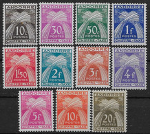 Andorre Fr. 1943/1946 - Yvert Nr. Taxe 30 - Michel Nr. Porto 30 ** - Neufs