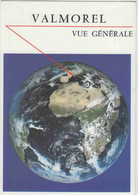Valmorel, Savoie. Vue Générale Originale, Humoristique, Genre Goggle Earth. CM écrite, Timbrée, Excellent état - Valmorel