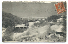 CPA XERTIGNY VOSGES EN HIVER PRIS DE LA ROUTE DE PLOMBIERES 1916 - Xertigny