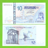 TUNISIA 10 DINARS 2005 P-90 UNC - Tunesien