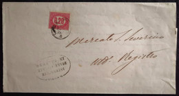 Salerno 2.6.1876 - Francobollo Di Stato 0,20 Corrispondenza In Franchigia - Servizi
