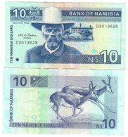 Namibia 10 Dollars 1993 VF - Namibië