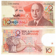 Morocco 10 Dirhams 1987 EF/aUNC - Marokko