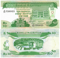 Mauritius 10 Rupees 1985 EF - Mauricio