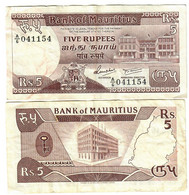 Mauritius 5 Rupees 1985 VF - Mauritius