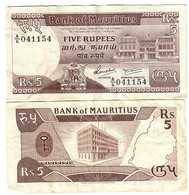 Mauritius 5 Rupees 1985 VF - Maurice