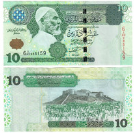 Libya 10 Dinars 2004 EF - Libië