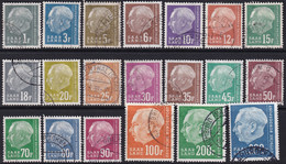 Saar 1957 Sc 289-308 Mi 409-28 Complete Set Used - Gebraucht