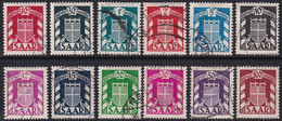 Saar 1949 Sc O27-38 Mi D33-44 Official Set Used - Officials